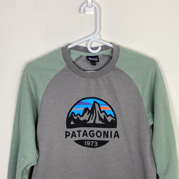 Patagonia Fitz Roy Scope Lightweight Crew Sweatshirt Men’s Small Gorpcore Casual - Picture 2 of 7